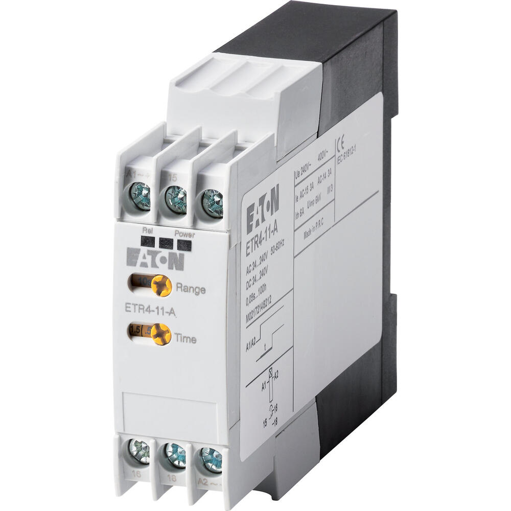 Eaton ETR4-11-A Industriële Tijdvertraging Relais 24-240V - 031882