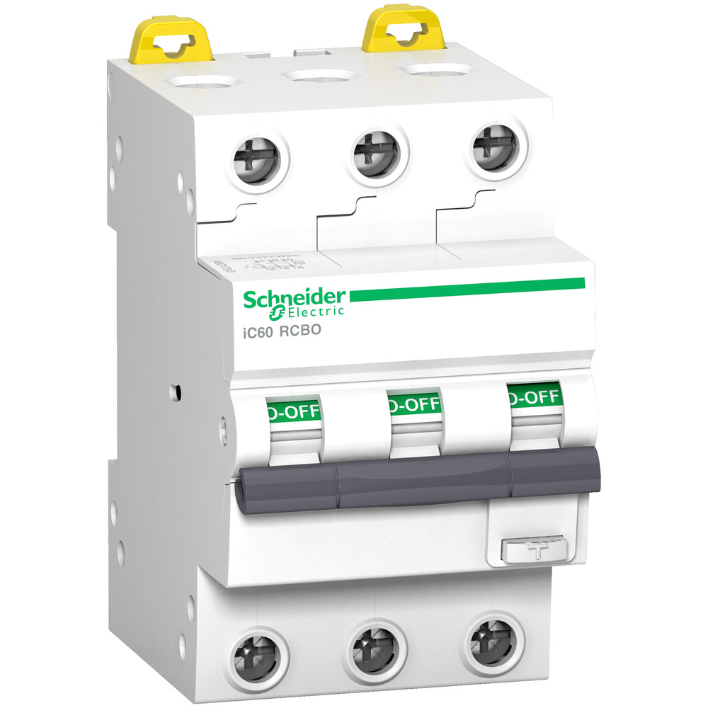 Schneider Acti9 IC60 3P 16A Disjoncteur RCBO - A9D17316