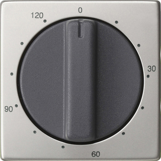 Gira Sistema 55 Acero Inoxidable Interruptor Temporizador 120-Min Tapa - 0642600