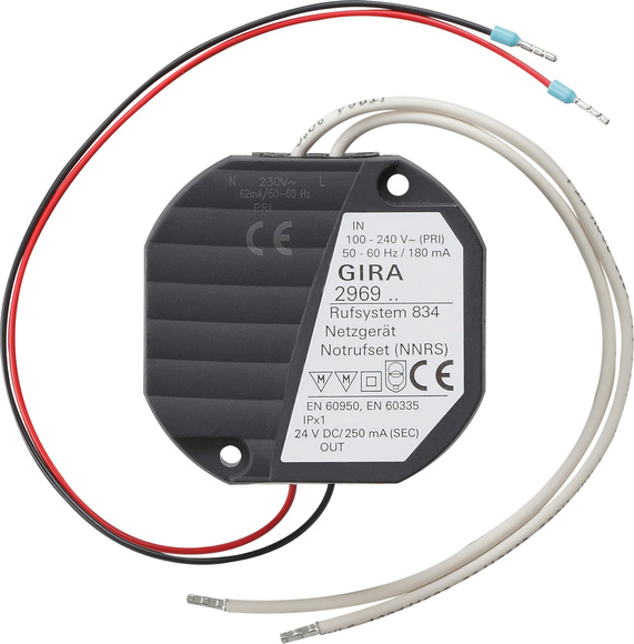 Gira 250mA Flush Mount Power Supply Unit - 296900