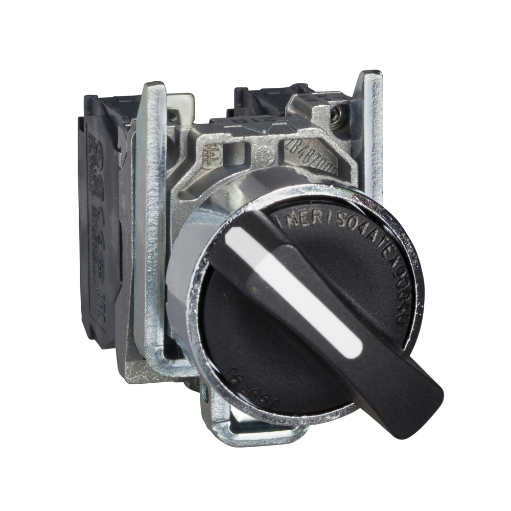 Schneider Electric XB4BD41 3-Positie Selectieschakelaar Zwart - XB4BD41