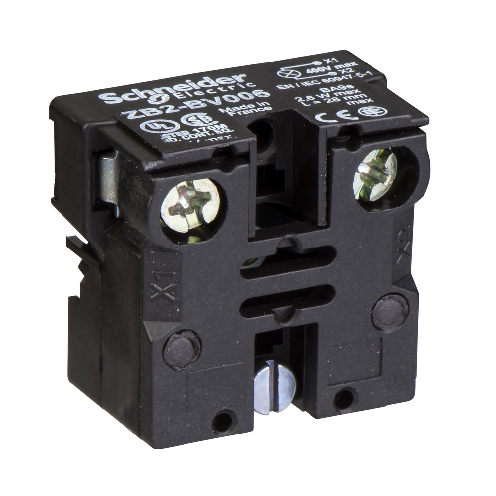 Schneider Electric XAC BA9S Support De Lumière Signal 400V - ZB2BV006