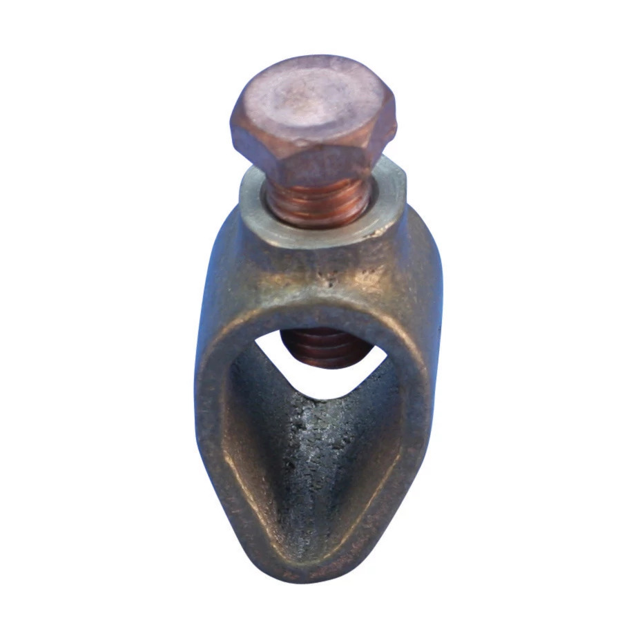 Pince De Terre En Bronze 12.5mm Pour Conducteur De 50mm² - 158260