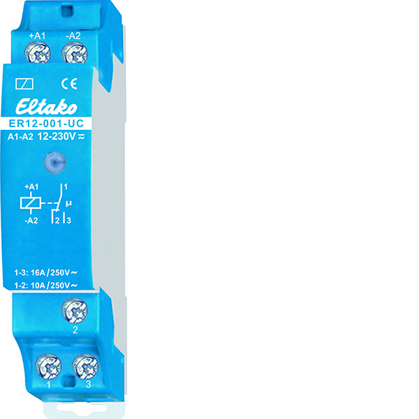 Eltako ER12-001-UC DIN Rail Switching Relay 16A 250V - 22001601