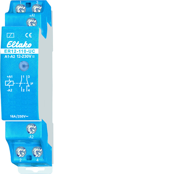 Eltako ER12-110-UC Schaltrelais 16A 250V - 22110002