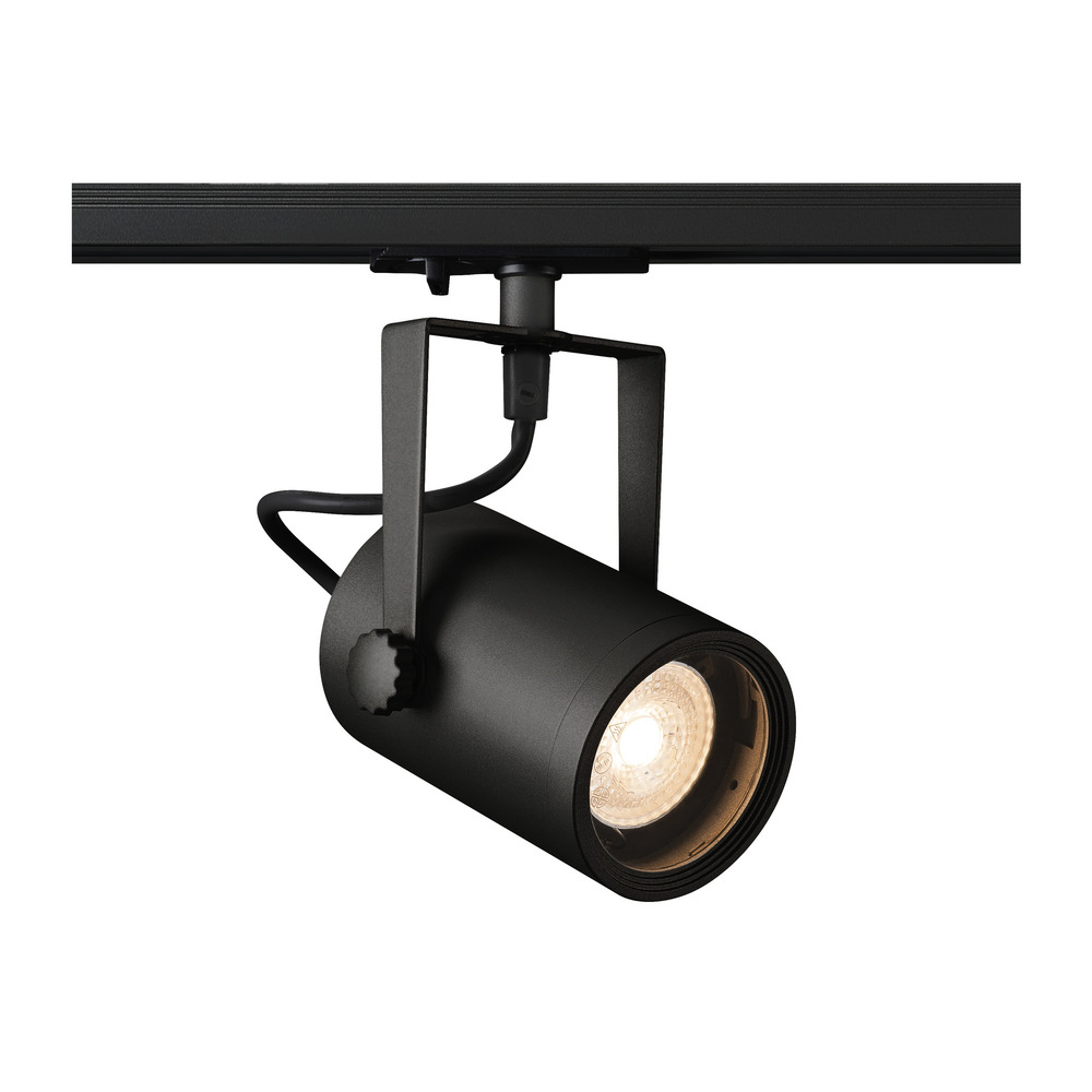 SLV Euro Spot Track Black GU10 25W Single Circuit - 1001861