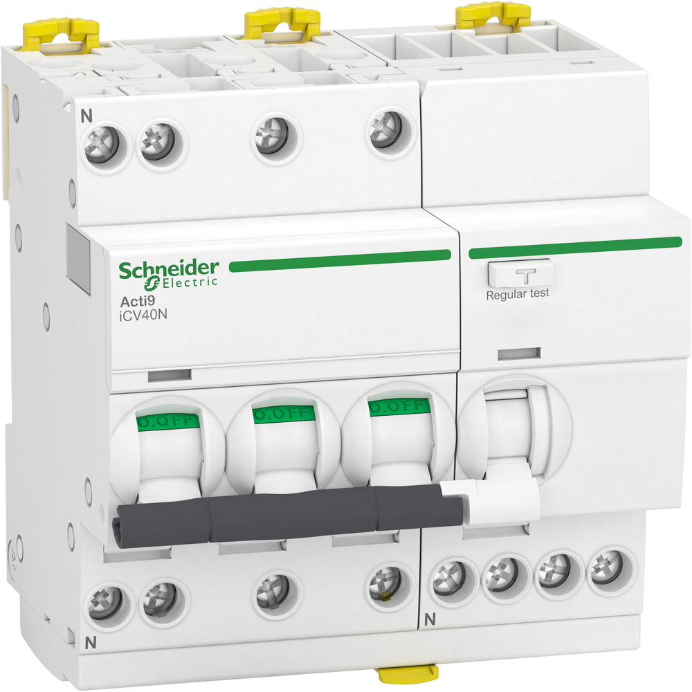 Schneider Acti9 ICV40N 3P+N 10A B-Courbe RCBO - A9DG3710