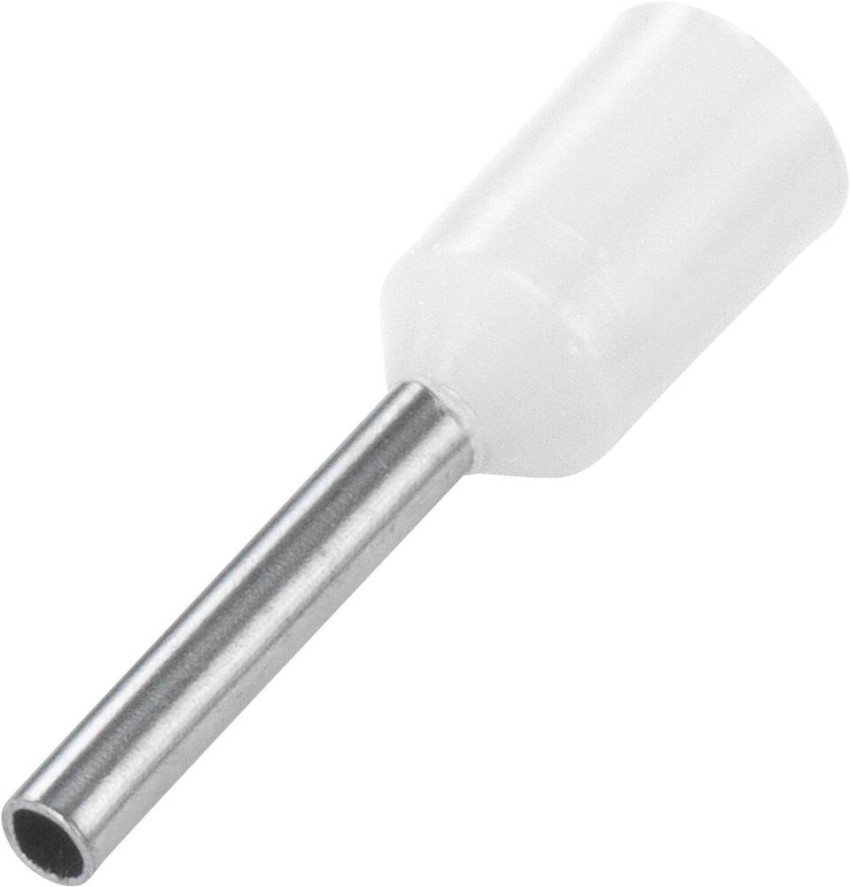 Conex Enkele Draad Ferrule Wit 0.5mm² - Ce500101 [100 Stuks]
