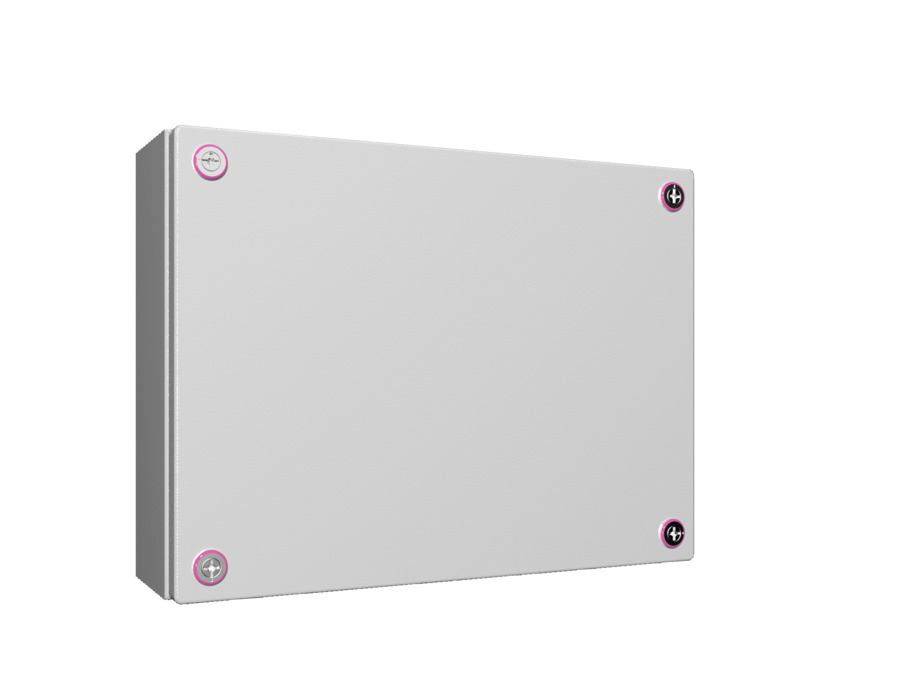 Rittal KX Stahl Anschlusskasten 400x300x120mm RAL7035 - 1508000