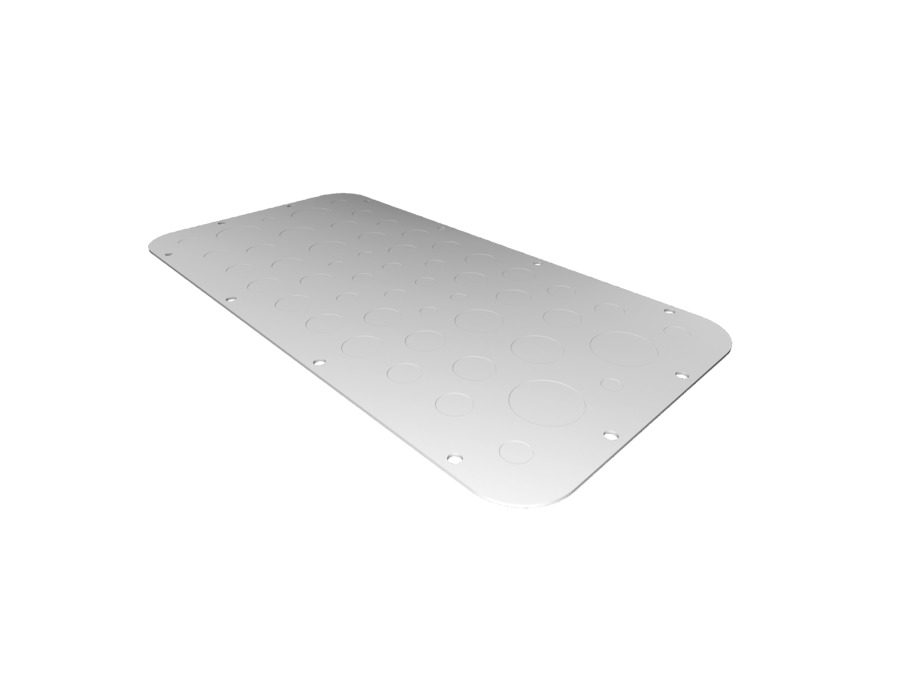 Plaque De Gland Métallique Rittal Taille 7 Avec Des Knockouts Métriques - 2577100