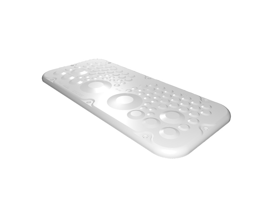 Rittal AX Bouwgrootte 2 Plastic Kabeldoorvoerpaneel - 2562300
