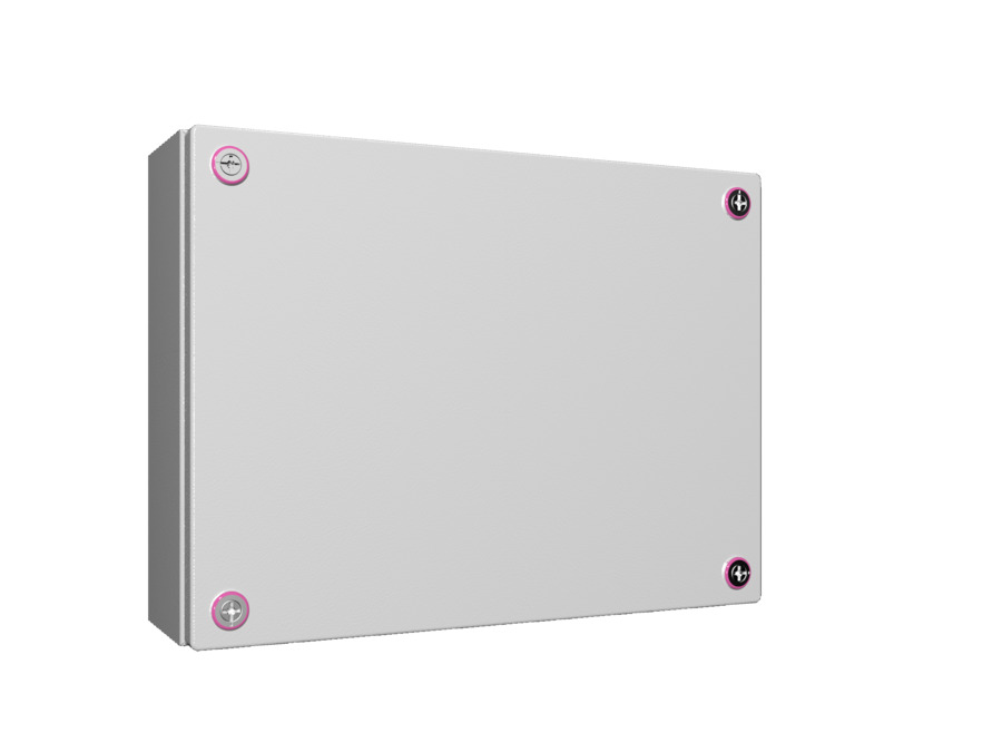 Rittal KX Stahl Anschlussdose 400x400x120mm RAL7035 - 1511000
