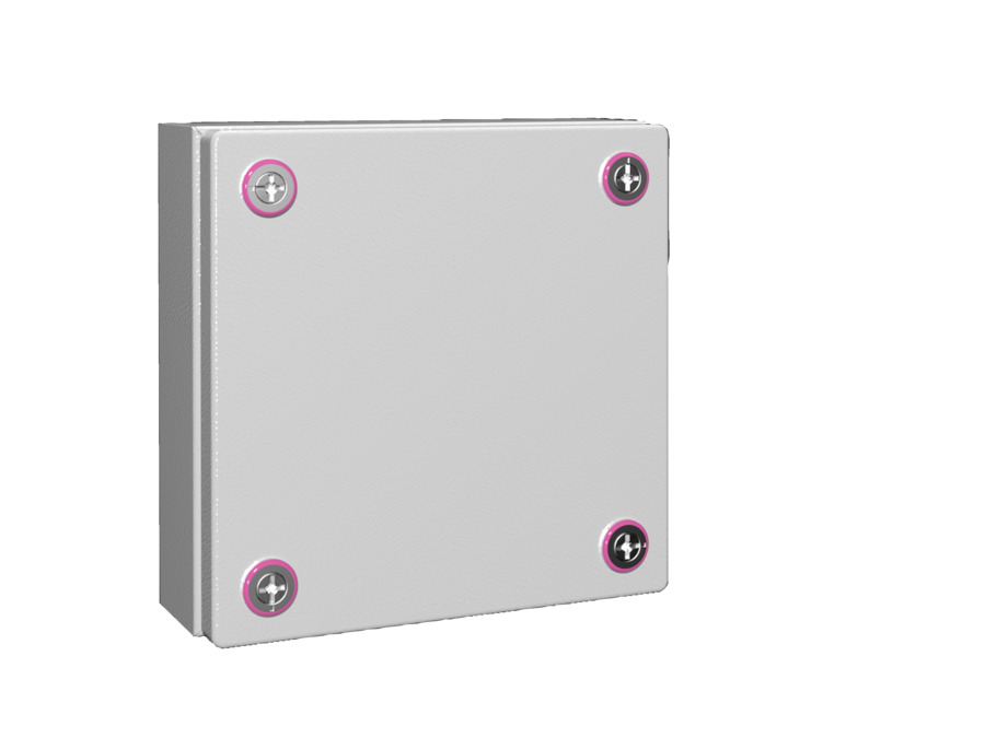 Rittal KX Stahl Anschlussdose 200x200x80mm RAL7035 - 1516000