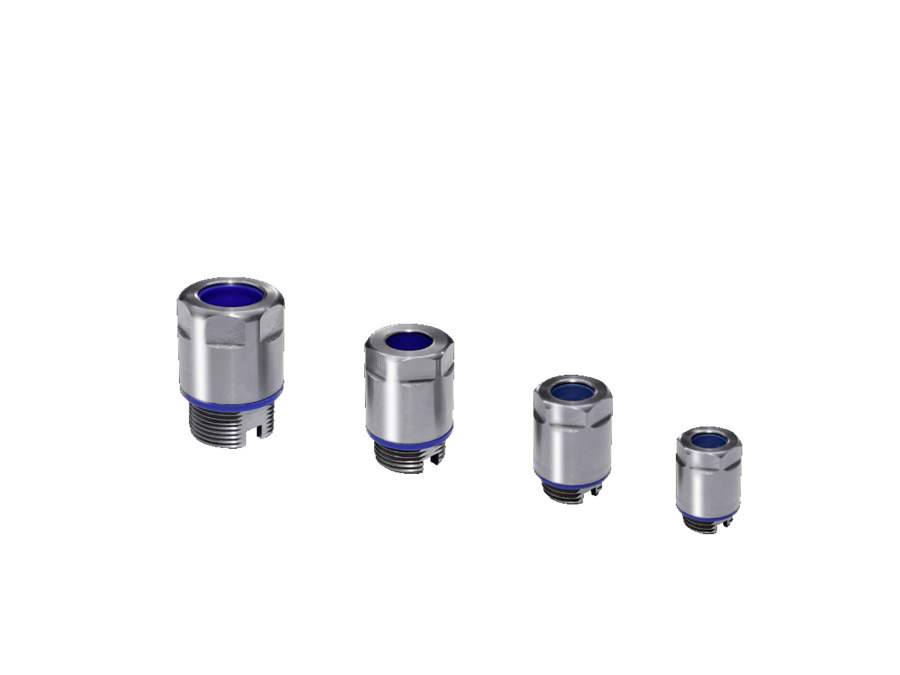 HD Stainless Steel M12x1.5 Cable Gland With Lock Nut - 2410001 [5 Pieces]