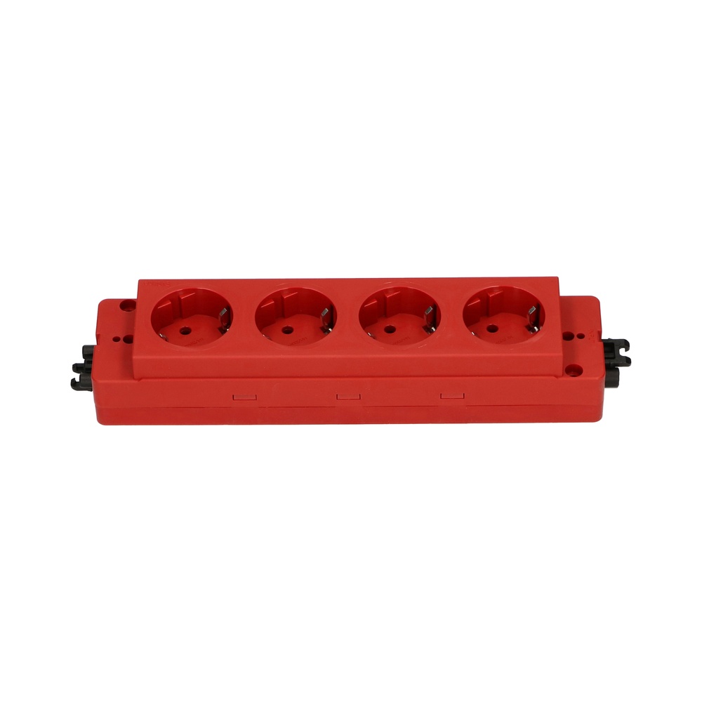 4-Steckdosen Power Block Gst 230V 3500W Büroserie 910 (Europäische Steckdose) - 79.55.008
