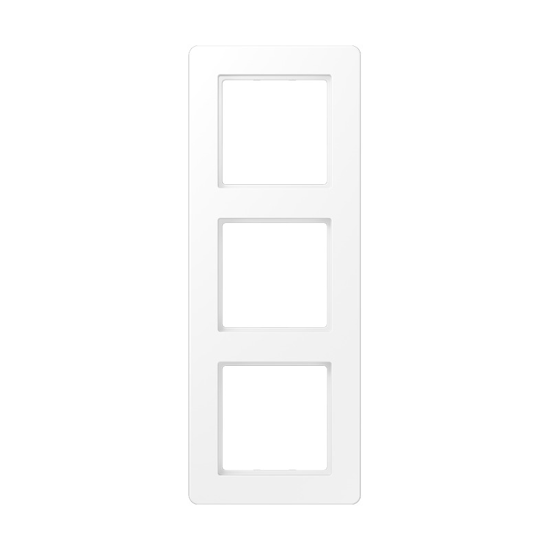 Jung A-Flow Cadre De Capot 3 Voies Blanc Neige Mat - AF583BFWWM