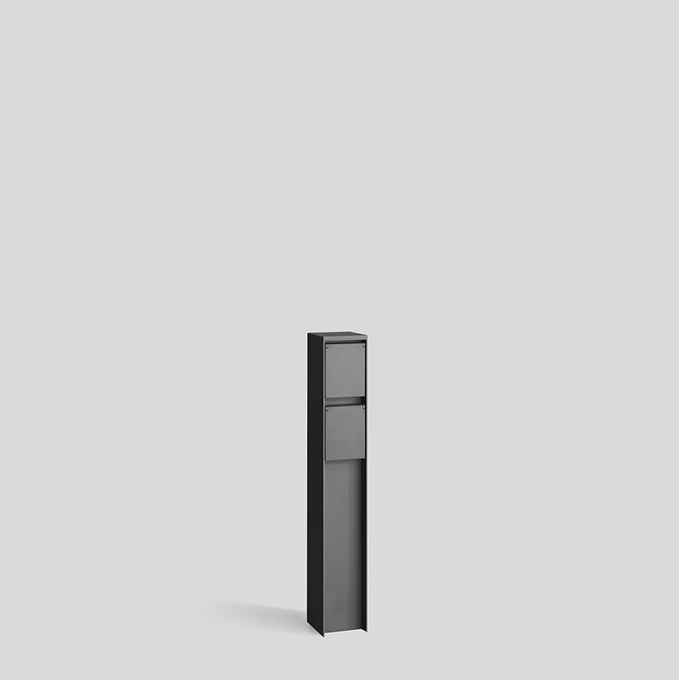 Bega 70704 Connexion Extérieure Pilier Graphite (Prise européenne) - 70704