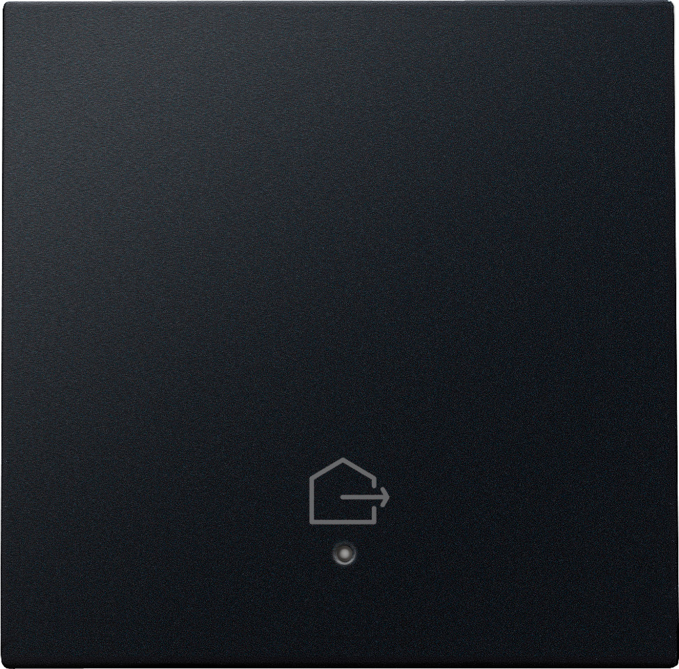 Niko Connecté Interrupteur Intelligent Ensemble De Finition Avec Lentille Noir - 161-32902