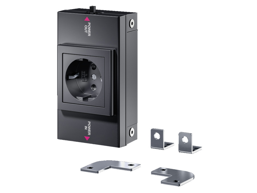 Rittal Sz Led System Steckdose Box Typ F (Europäische Steckdose) - 2500710
