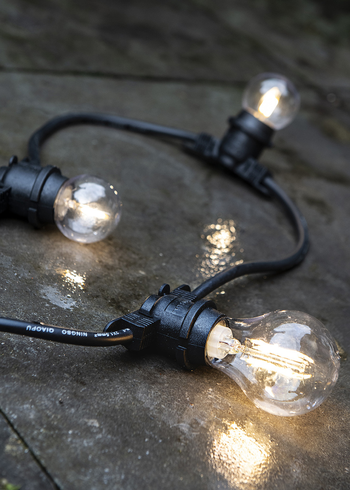 LED Filament Safe G45 E27 2W Shatterproof Bulb - 144082 [5 Pieces]