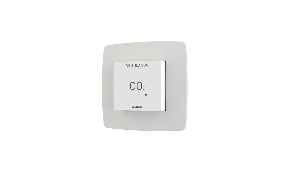 Duco CO2 Room Sensor RF/Wired White - 0000-4637