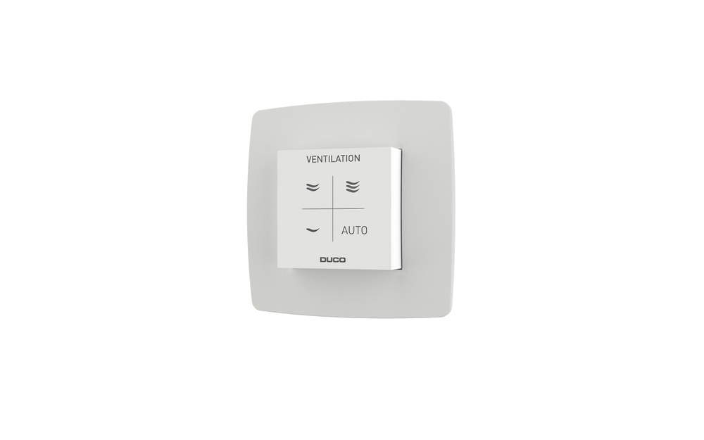 Sensor De Habitación CO2 Duco RF Cableado Con Controles Blanco - 0000-4604