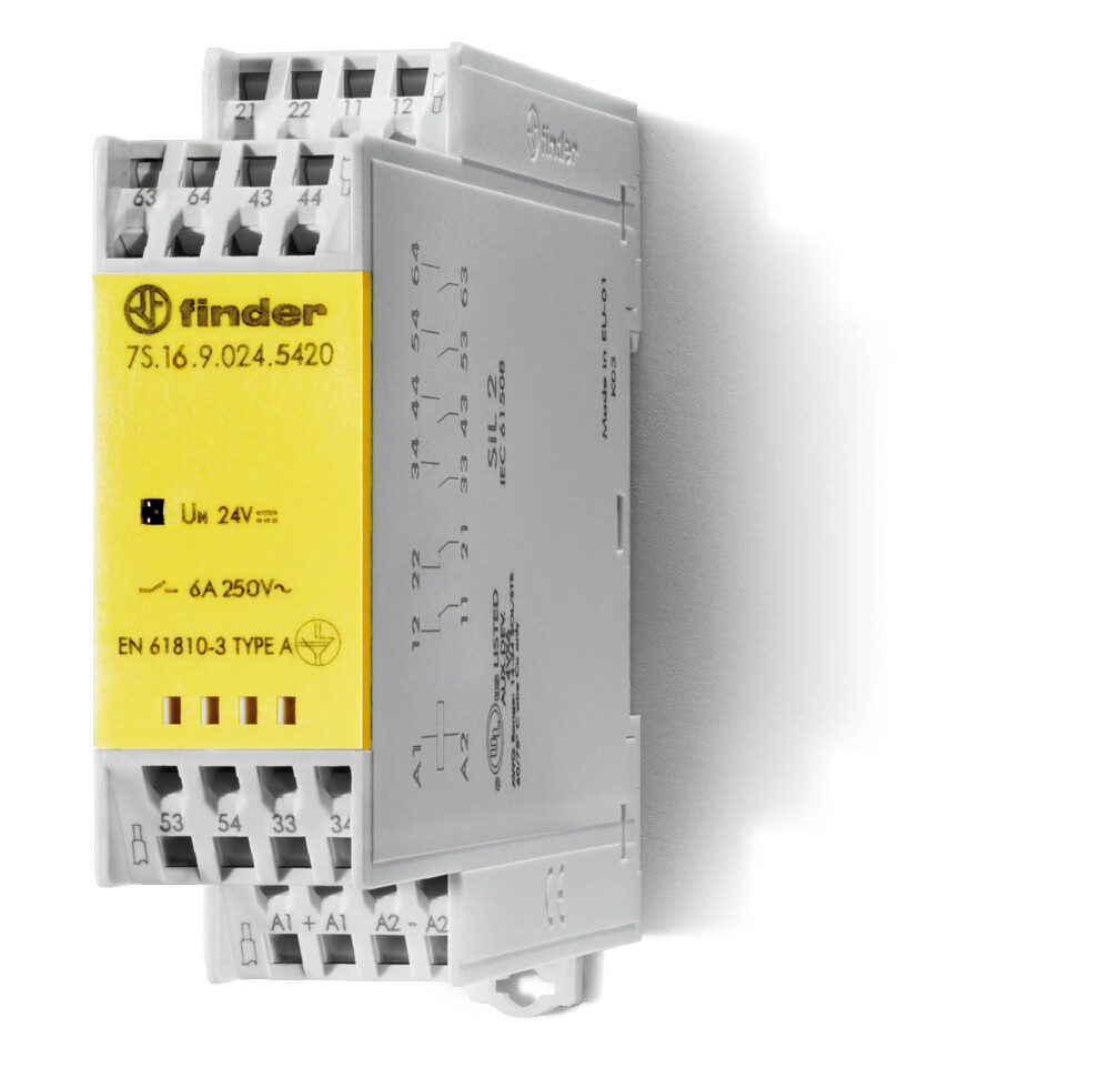Safety Relay Module 4NO 2NC 6A 24VDC Class A - 7S.16.9.024.5420