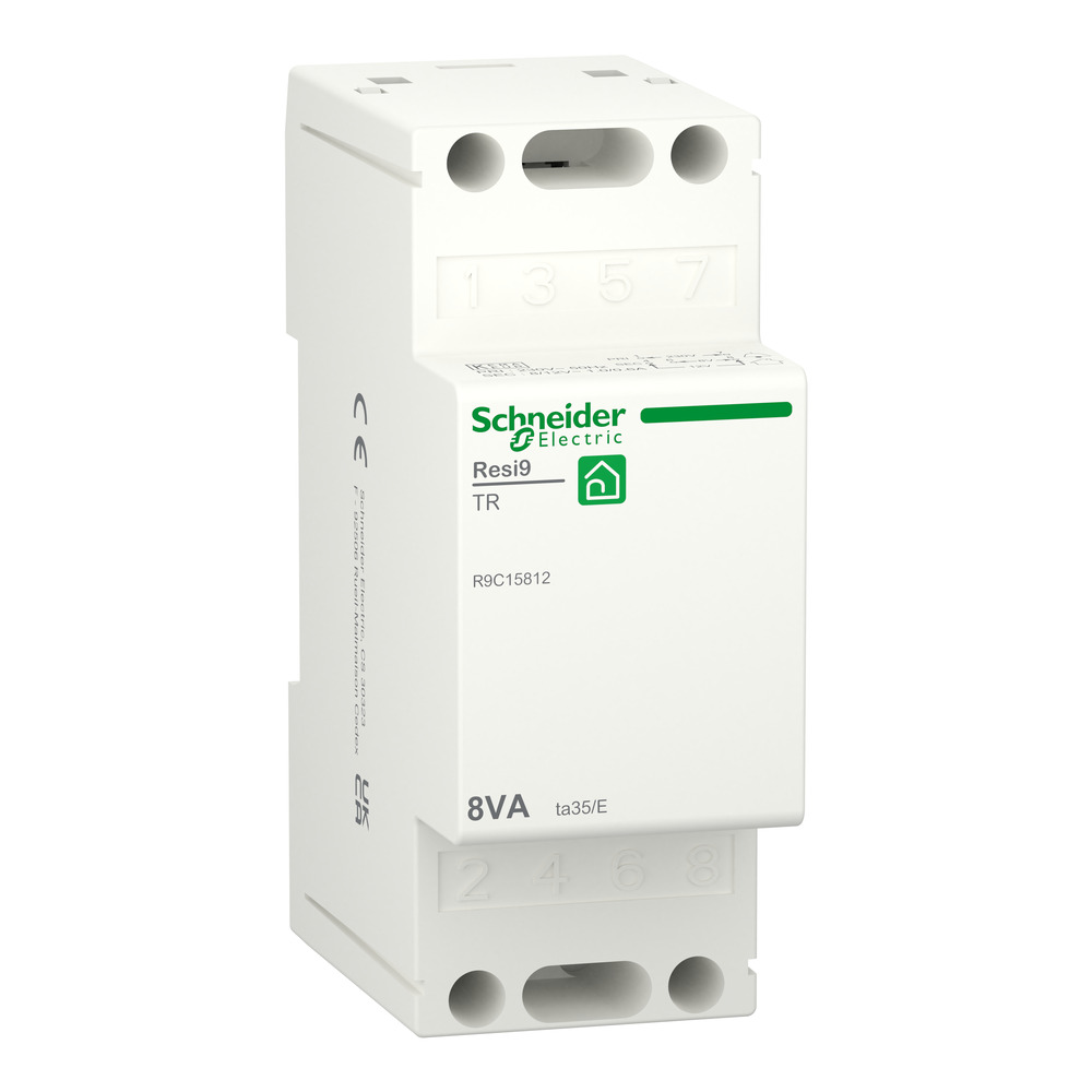 Schneider Electric Resi9 8-12VAC Veiligheidstransformator - R9C15812