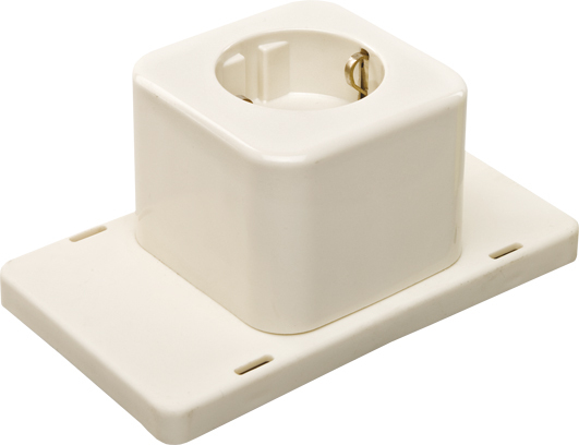 Afdekking 3611 Enkele Schuko Stopcontact Met Gerecycled Behuizing - 1SPA007160F9195