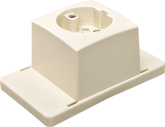 ABB 3611 Cover With 16A Perilex Socket Recycled Plastic - 1SPA007160F9225