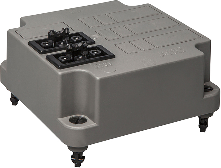 ABB 3640 Abdeckung Mit Doppeltem 3-Pol Connector Recycelt - 1SPA007131F9515