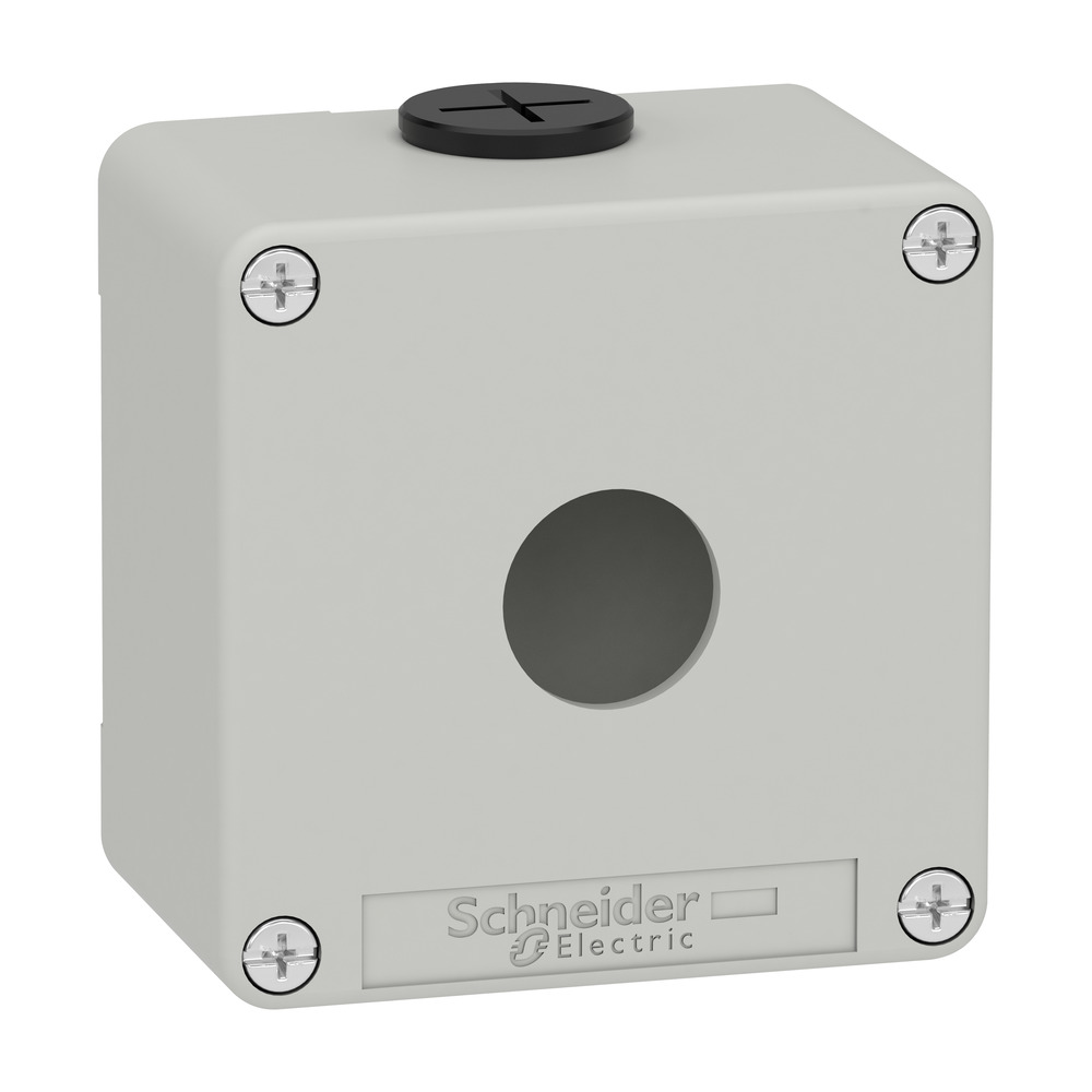 Boîtier De Contrôle À Trou Unique RAL7035 Gris - XAPD1201