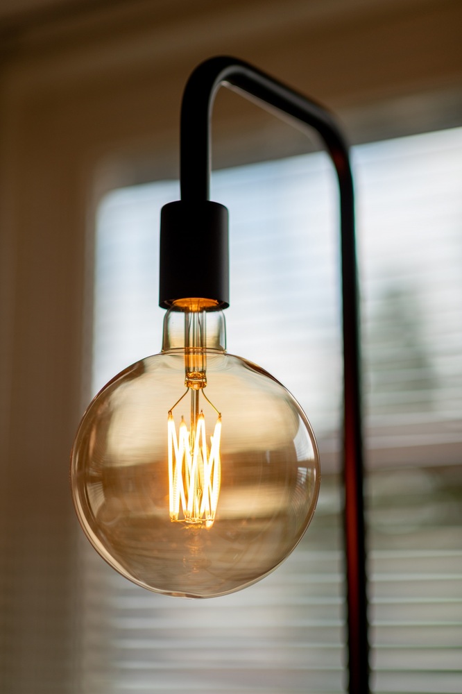 Bailey LED Filament Globe G150 Gold 8W Dimmable E27 - 144613