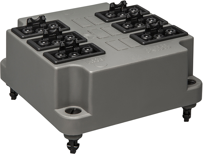 ABB 3640 Capot Avec 6x GST18 Connecteurs 3 Pôles - 1SPA007130F9545