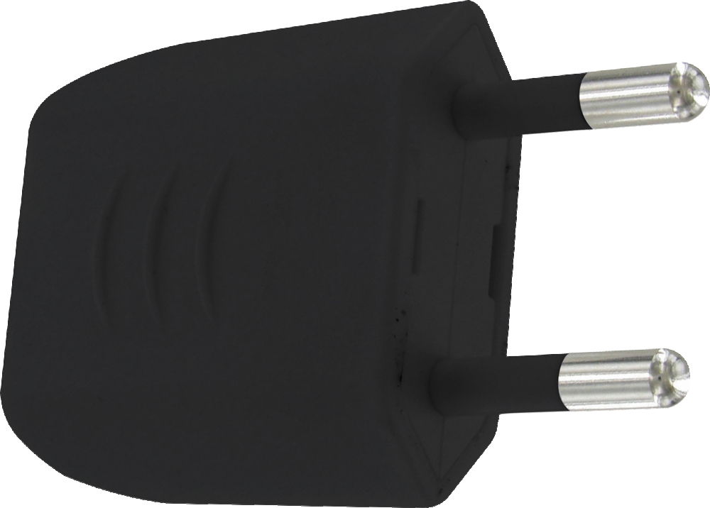 Enchufe Euro 2.5A Entrada Lateral Negra - 177015001