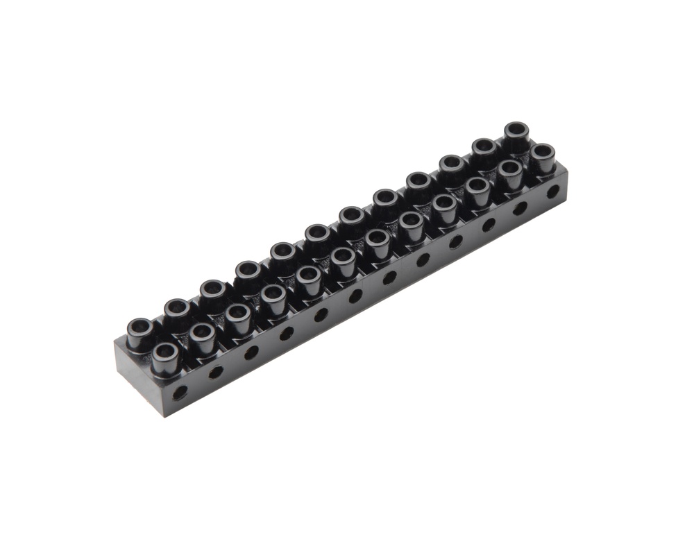 12-Pole Terminal Block 6mm² Thermosetting IP20 - 681/SW
