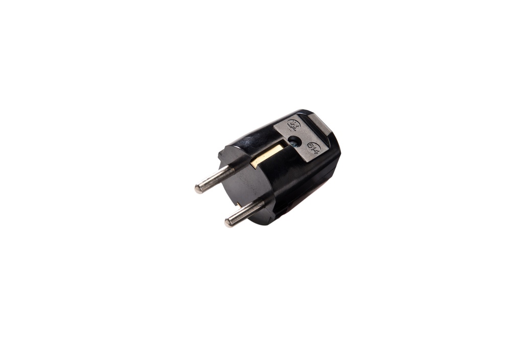 Prise Terre Professionnelle MK Noire Duroplast - 614/SW