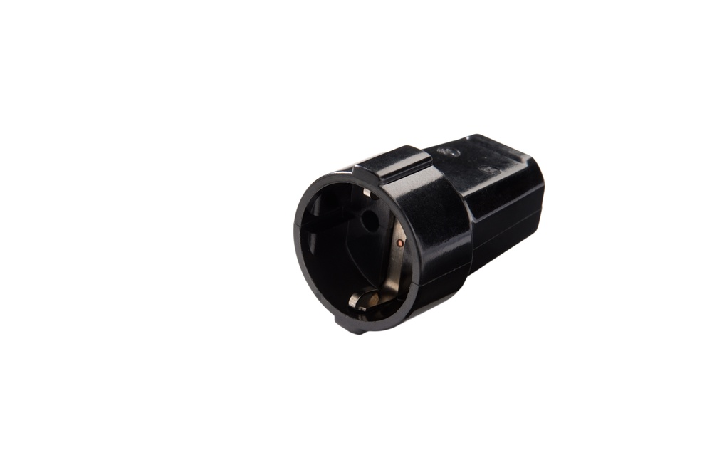 MK Professionnel Doublure Duroplast Prise Avec Terre Noir - 634/SW