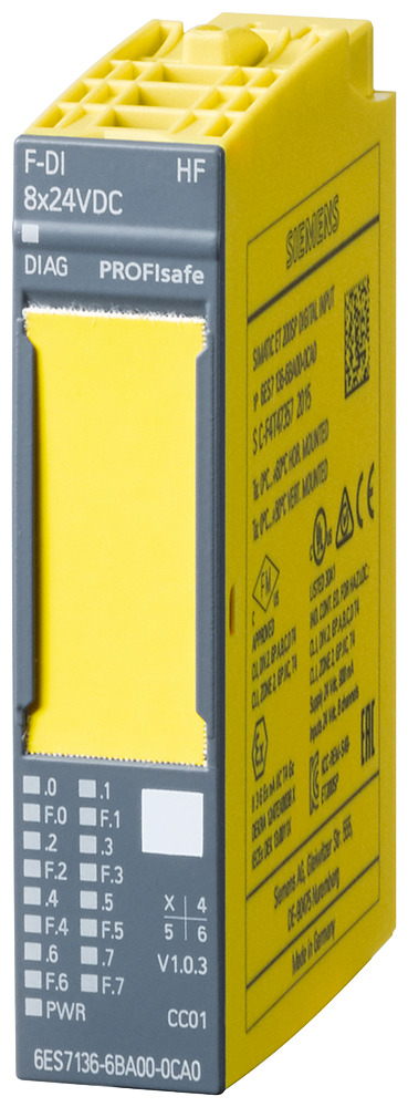 Siemens Et 200Sp Digitaal Ingangsmoduul 8Di 24Vdc Hf - 6Es71366Ba010Ca0