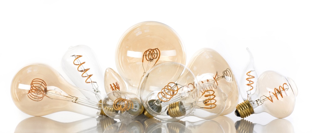 Bailey Spiraled Estelle C35 LED Filament Kaars E14 2.2W Goud - 145008