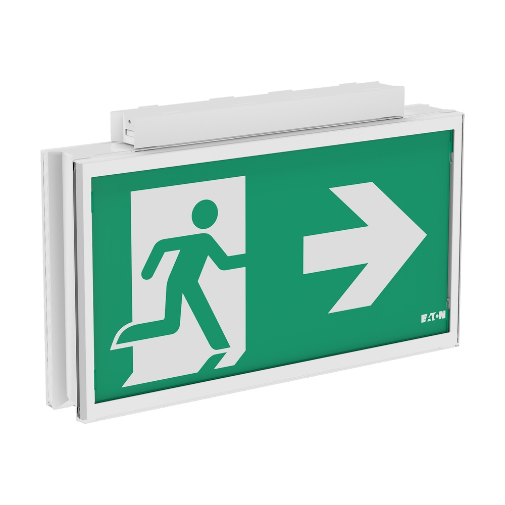 Eaton FlexiTech Double Lumière De Sortie De Secours LED IP65 30m - FT3EC4IUCGL18IP