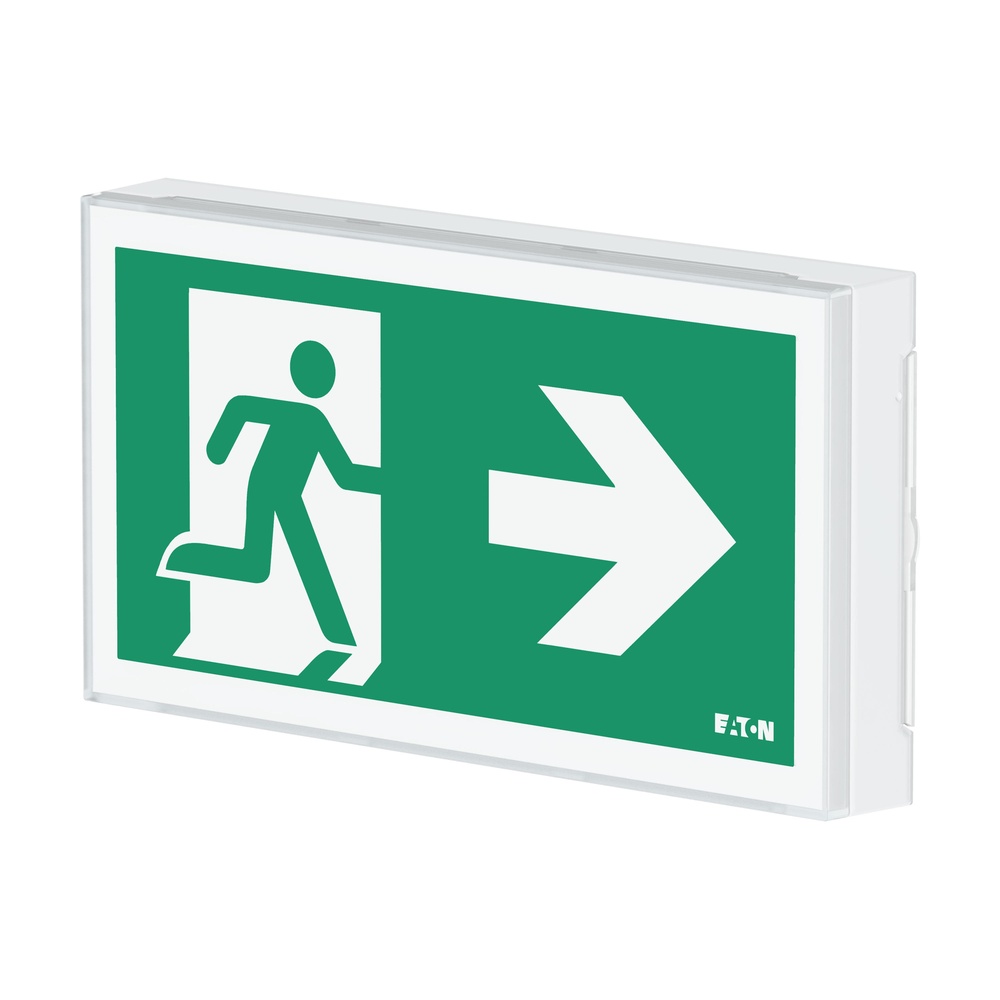 Eaton FlexiTech LED Emergency Exit Wall Light 20m IP66 - FT2EW4IUCGL18IP