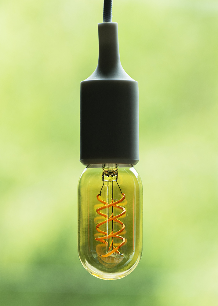 Bailey Spiraled Basic T45 E27 Dimmable LED 4W Gold - 145359