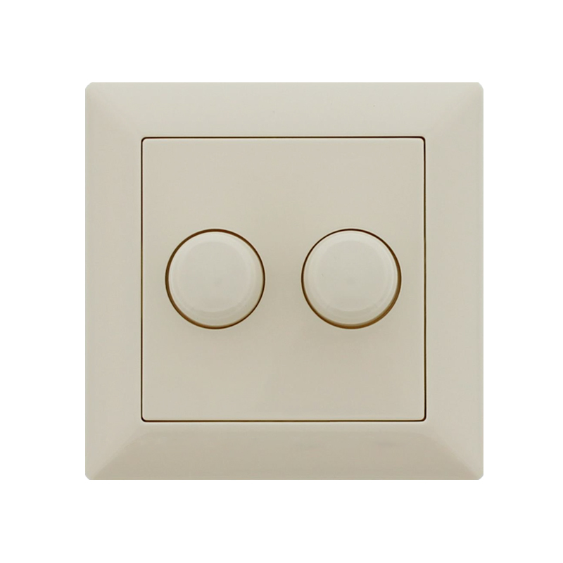Doppelte Dimmer Abdeckung Für Gira RAL1013 Creme - 891226