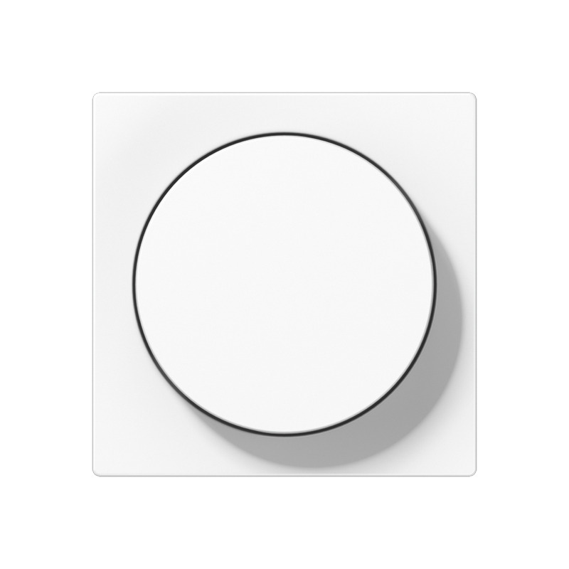 Jung A Series Rotary Dimmer Cover Alpine White - A1740BFWW