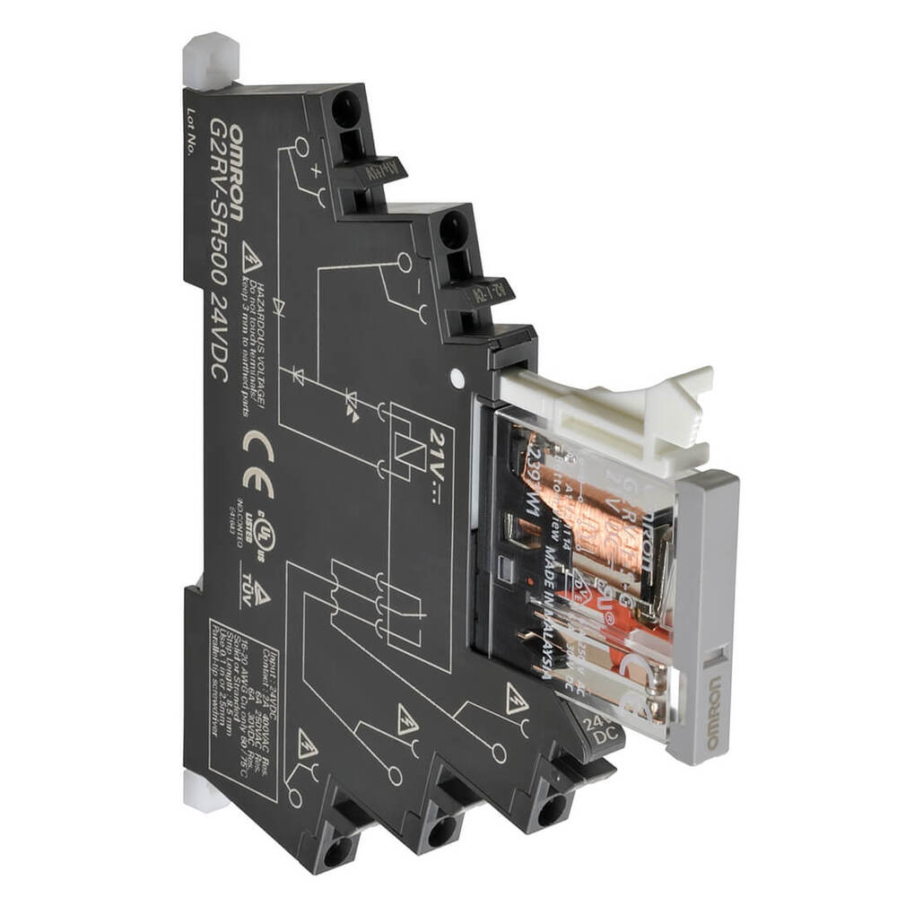 Omron G2RV-ST501 6A SPDT Slanke Interface Relay 24V AC/DC - G2RV8217D