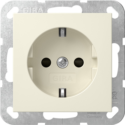 Gira System 55 Safety Plus Schuko Socket 16A 250V - 445301