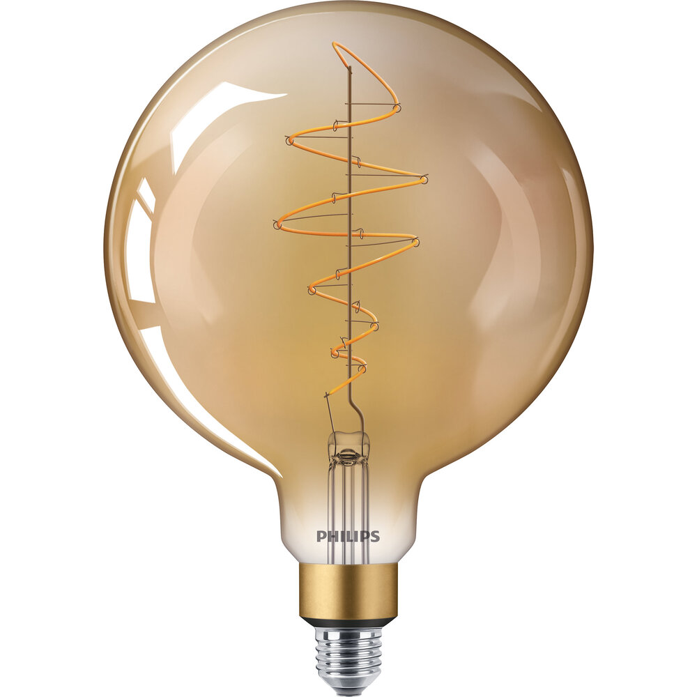 Philips G200 Led Gigantische Filament Globe Goud E27 6.5W Dimbaar - 8719514313781