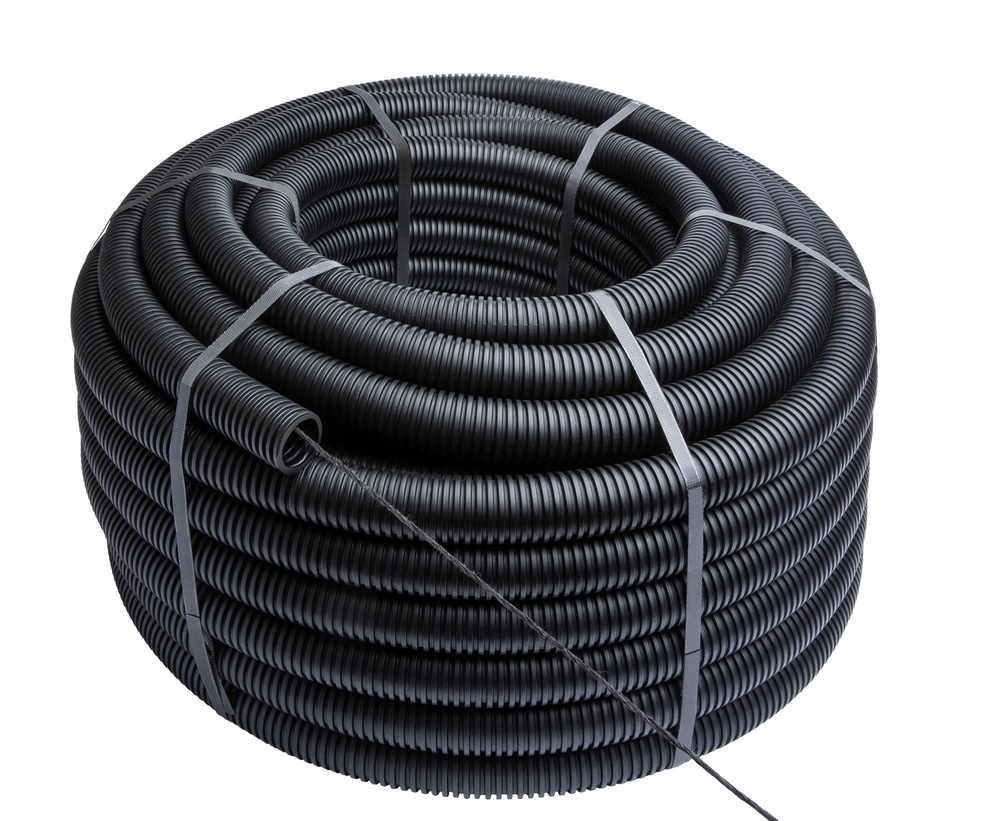 Duct De Protection De Câble PE-HD Protégé UV DN50 Avec Fil De Tirage - SFD050 [50 Mètres]