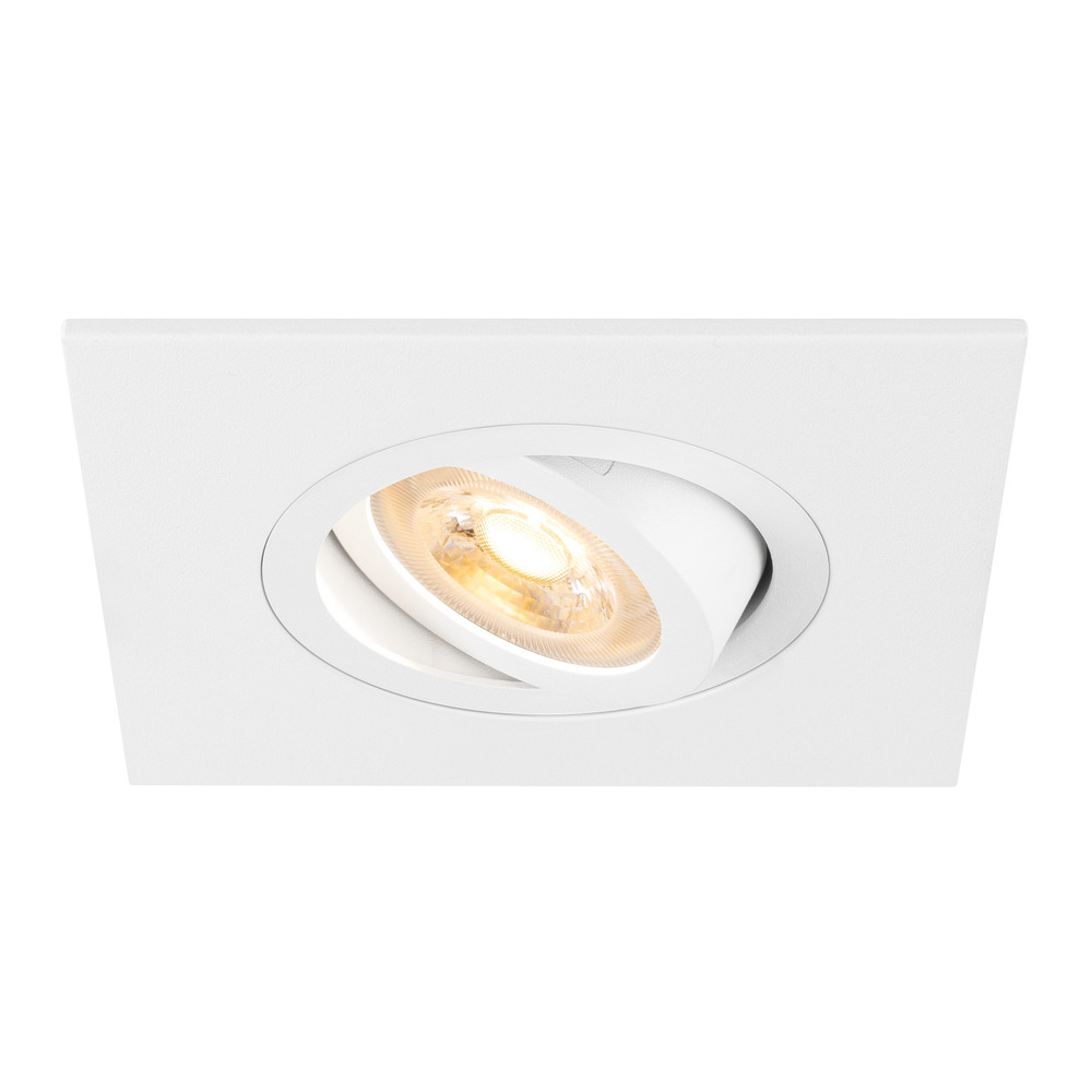 SLV Nouveau Tria 75 XL Carré GU10 Encastré Downlight Blanc - 1007627
